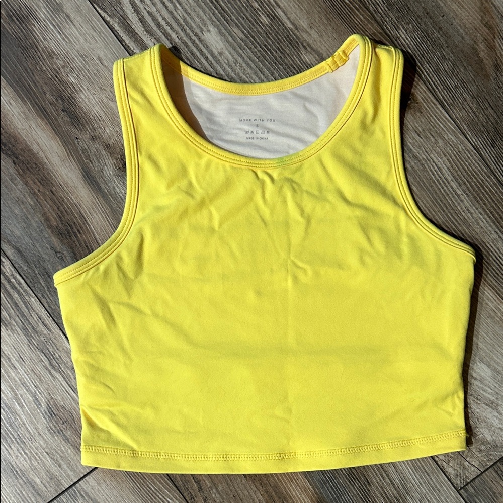 Yellow Women's Crop Top